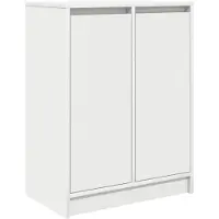 vidaXL Sideboard Weiß 57x34x76 cm Holzwerkstoff