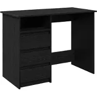 vidaXL Schreibtisch Schwarz 102x50x75 cm Holzwerkstoff