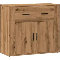 vidaXL Sideboard Artisan-Eiche 80x33x70 cm Holzwerkstoff