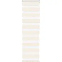vidaXL Doppelrollo Marmorbeige 40x150 cm Stoffbreite 35,9 cm Polyester