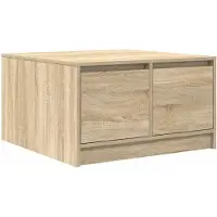 vidaXL Couchtisch mit Schubladen Sonoma-Eiche 70,5x70x40 cm