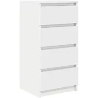 vidaXL Sideboard Weiß 37,5x35x76 cm Holzwerkstoff