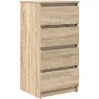 vidaXL Sideboard Sonoma-Eiche 37,5x35x76 cm Holzwerkstoff