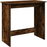 vidaXL Schreibtisch Räuchereiche 80x40x75 cm Holzwerkstoff