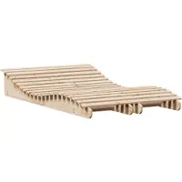 vidaXL Sonnenliegen 2 Stk. 205x60x31,5 cm Massivholz Kiefer