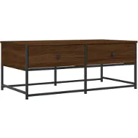 vidaXL Couchtisch Braun Eichen-Optik 100x51x40 cm Holzwerkstoff