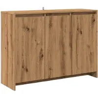 vidaXL Sideboard Artisan-Eiche 102x33x75 cm Holzwerkstoff