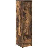 vidaXL Highboard Räuchereiche 29,5x34x119,5 cm Holzwerkstoff