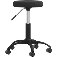 vidaXL Bürostuhl Drehbar Schwarz Samt