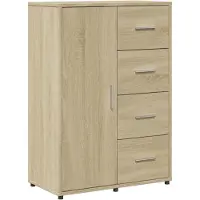 vidaXL Sideboard Sonoma-Eiche 60x31x84 cm Holzwerkstoff