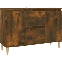 vidaXL Sideboard Räuchereiche 103,5x35x70 cm Holzwerkstoff