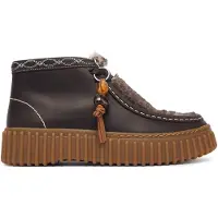 Clarks Schnürschuhe Torhill Moss 26327772 Braun 37