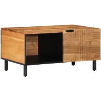 vidaXL Couchtisch 80x50x40 cm Massivholz Akazie