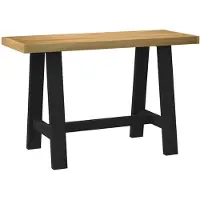 vidaXL Schreibtisch NOAIN A-Form-Beine 120x50x75 cm Massivholz Kiefer