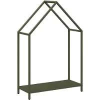 vidaXL Brennholzregal Olivgrün 60x25x90 cm Kaltgewalzter Stahl