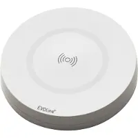 Evoline DisQ Drehdeckel mit QI-Ladefunktion weiß ø90mm