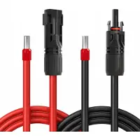 HB-DIGITAL 2x12m Solar Anschlusskabel Set H1Z2Z2-K 6mm2 1500V