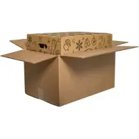 Proregal Mega Deal 15x Bier-Adventskalender LxBxH 479x322x300mm mit Gefache & Bodenverstärker Braun