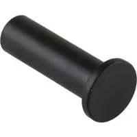 Technik Team Mantelhaken Erato Ø 22 mm Tiefe 49 mm Messing Schwarz Matt