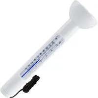 Semoic Schwimmendes Poolthermometer, leicht ablesbar für die Wassertemperatur