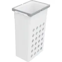Vauth-Sagel Wäschesammler Wash 32, Wäschekorb 230x550x340 mm Kunststoff Weiß