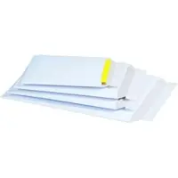Proregal Mega Deal 100x Versandtasche Aus Vollpappe C4 LxBxH 255x34100mm mit Selbstklebeverschluss & Aufreißfaden Variable Höhe Weiß Versandtüte