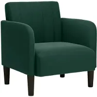 vidaXL Sessel mit Armlehnen Dunkelgrün 54 cm Samt