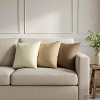 vidaXL Kissenbezug 12 stk. HEERLEN Taupe 40 x 40 cm Polyester