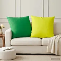 vidaXL Kissenbezug 6 pcs HEERLEN Grün 65 x 65 cm Polyester