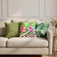vidaXL Kissenbezug 6 stk. HOUTEN Mehrfarbig 35 x 35 cm Polyester