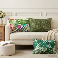 vidaXL Kissenbezug 2 stk. HOUTEN Mehrfarbig 50 x 80 cm Polyester