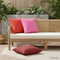 vidaXL Kissenbezug 6 pcs HEERLEN Rosa 60 x 60 cm Polyester