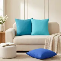 vidaXL Kissenbezug 2 pcs HEERLEN Königsblau 50 x 50 cm Polyester