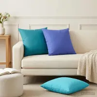 vidaXL Kissenbezug 6 pcs HEERLEN Türkis 60 x 60 cm Polyester