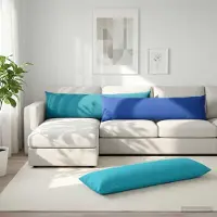 vidaXL Kissenbezug HEERLEN Türkis 40 x 145 cm Polyester