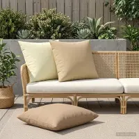 vidaXL Kissenbezug 6 stk. HEERLEN Taupe 65 x 65 cm Polyester