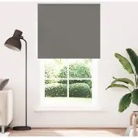 vidaXL Verdunkelungsrollo Grau 120x230cm Stoffbreite 116,6cm Polyester