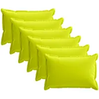 vidaXL Kissenbezug 6 stk. HOUTEN Hellgrün 50 x 70 cm Polyester