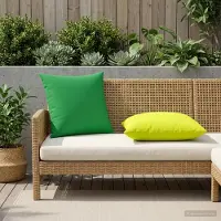 vidaXL Kissenbezug 6 pcs HEERLEN Grün 60 x 60 cm Polyester