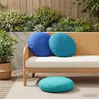 vidaXL Kissenbezug 6 pcs HEERLEN Himmelblau Ø 50 cm Polyester