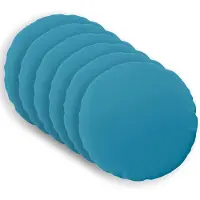 vidaXL Kissenbezug 6 pcs HEERLEN Himmelblau Ø 40 cm Polyester