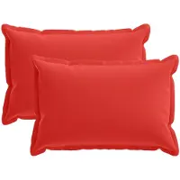 vidaXL Kissenbezug 2 stk. HOUTEN Rot 50 x 70 cm Polyester