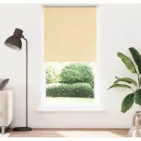 vidaXL Verdunkelungsrollo Beige 105x230 cm Stoffbreite 100,7 cm