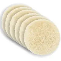vidaXL Kissenbezug 6 pcs HEERLEN Creme Ø 50 cm PV Fleece