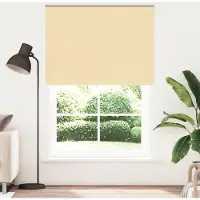 vidaXL Verdunkelungsrollo Beige 165x230 cm Stoffbreite 161,6 cm