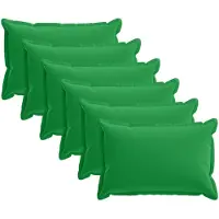 vidaXL Kissenbezug 6 stk. HOUTEN Grün 50 x 75 cm Polyester