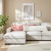 vidaXL Kissenbezug HOUTEN Rosa 40 x 145 cm Faux Kaninchenfell