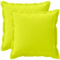 vidaXL Kissenbezug 2 stk. HOUTEN Hellgrün 50 x 50 cm Polyester