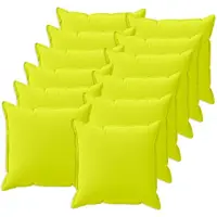 vidaXL Kissenbezug 12 stk. HOUTEN Hellgrün 50 x 50 cm Polyester