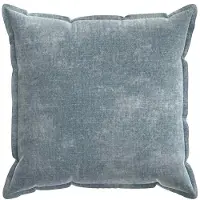 vidaXL Kissenbezug 2 stk. HOUTEN Himmelblau 80 x 80 cm Chenille-Stoff